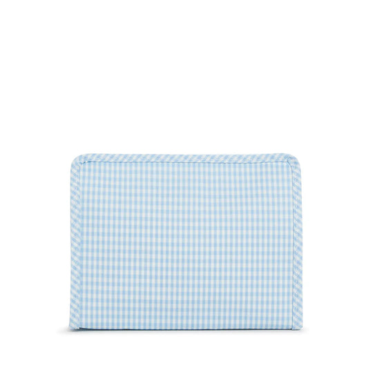 ROADIE MEDIUM Zip Pouch - GINGHAM MIST