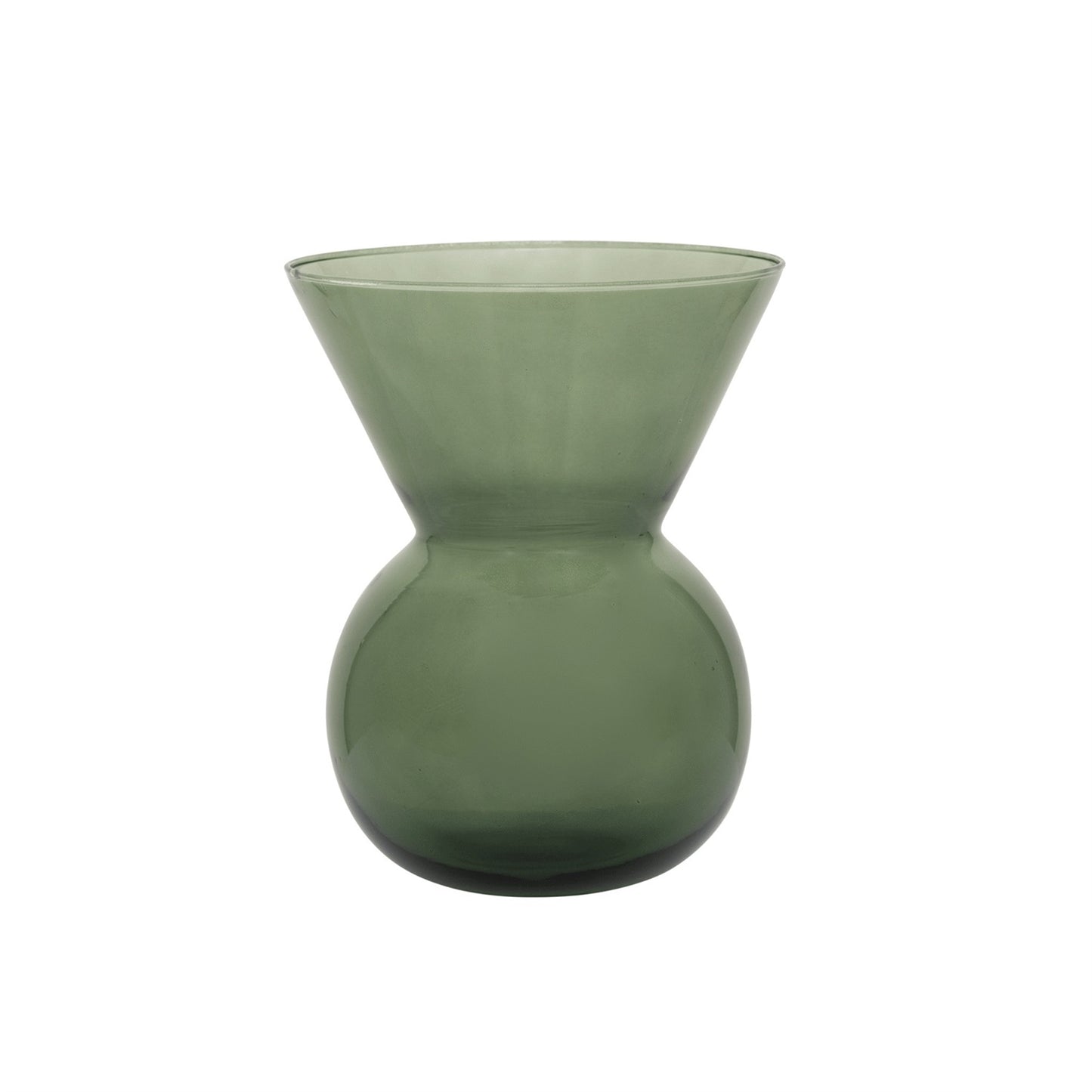 FLOWER VASE RECYCLED GLASS BY MIEKE CUPPEN S DUCK GREEN