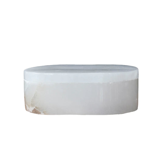 Alabaster Box Oval