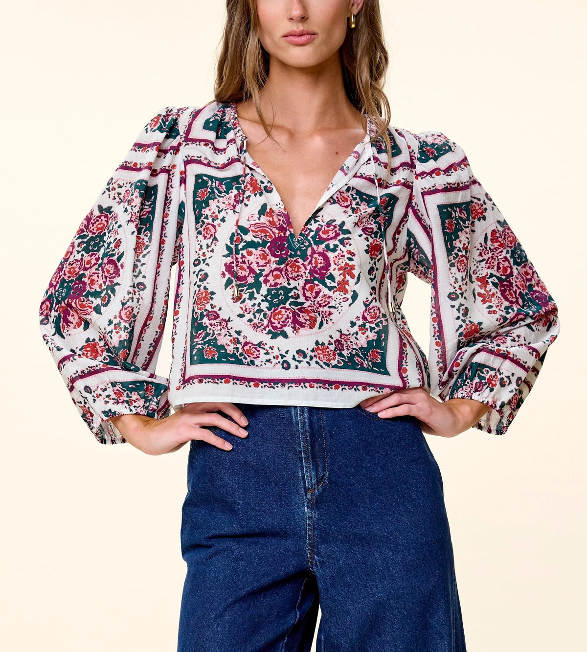 Alice Top Carmella Print