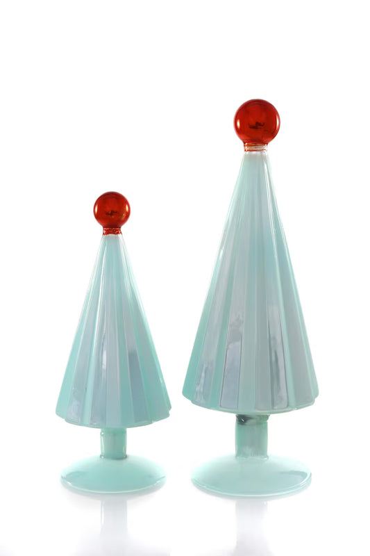 Arctic Tangerine Pleated Trees