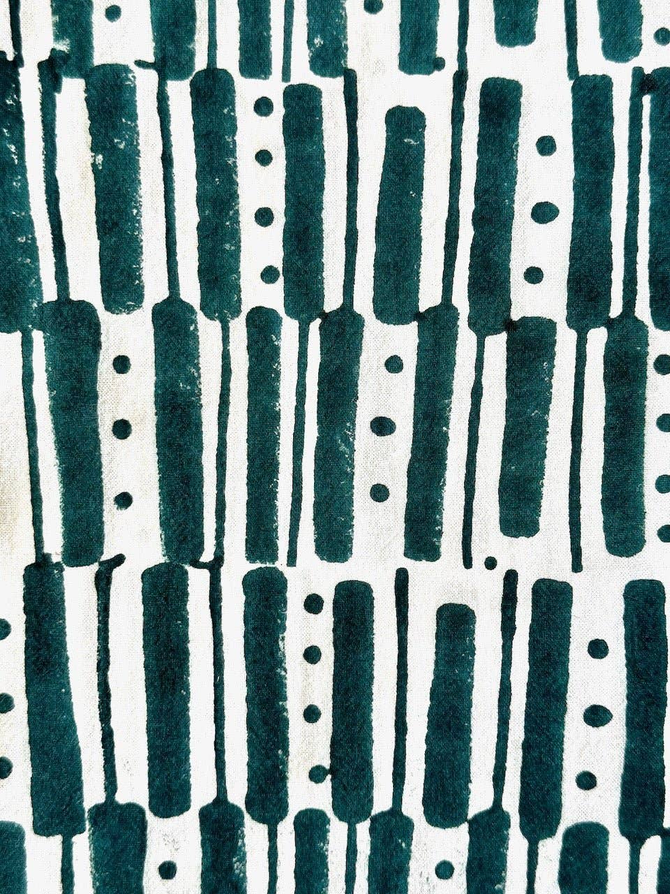 Riley Tea Towel, Midnight Green