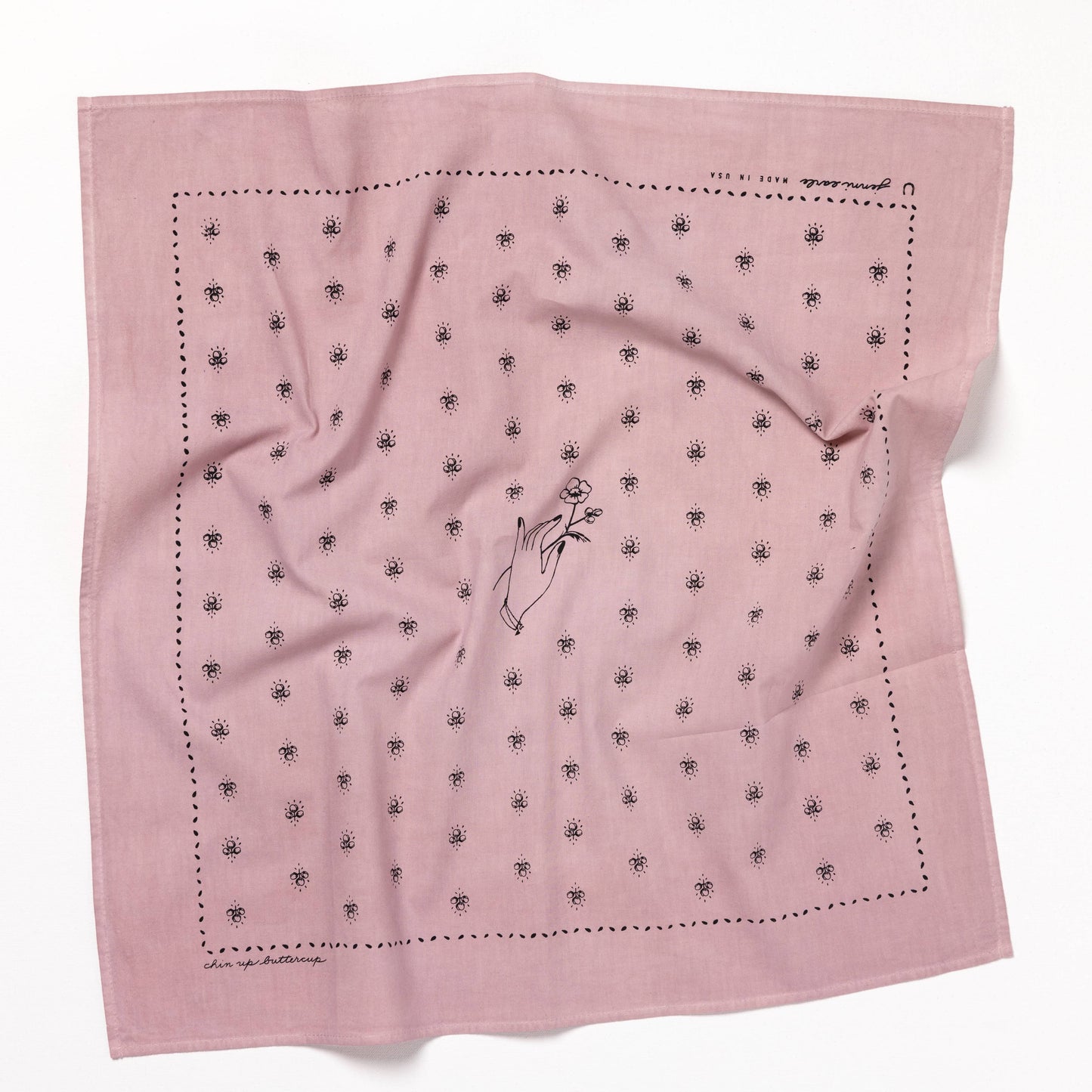 “chin up buttercup” heritage bandana