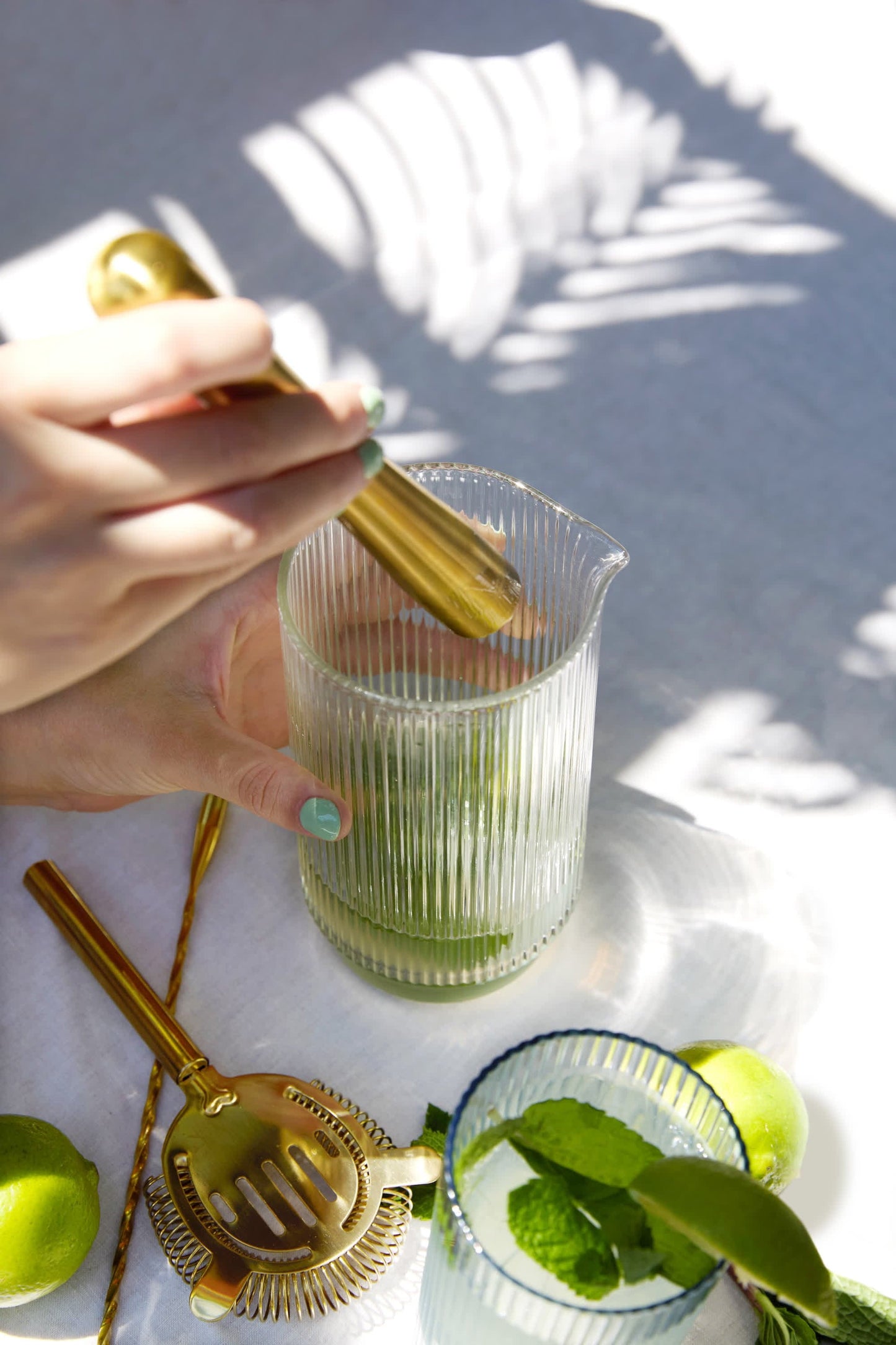 The Bertie Gold Stainless Steel Barware Set
