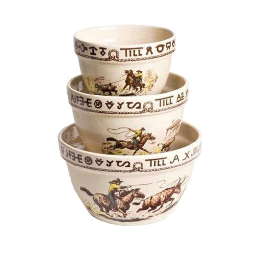 Rodeo 3 Piece Mixing Bowl Set