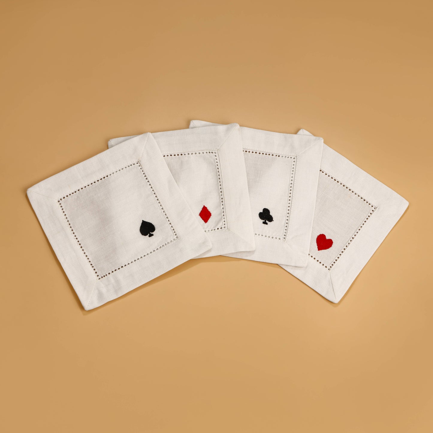 Deal of Style Embroided Cocktail Napkins