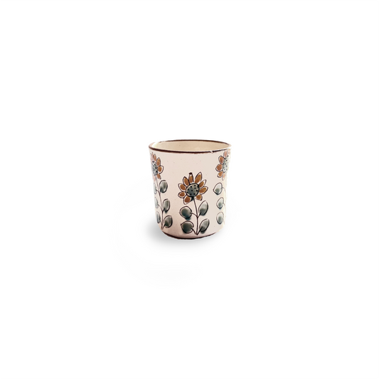 Sunflower Ceramic Espresso Cup: Without