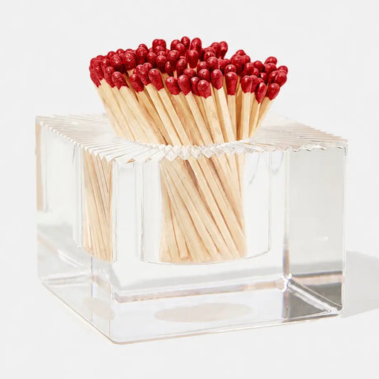 Square Match Striker- Metallic Red Matches