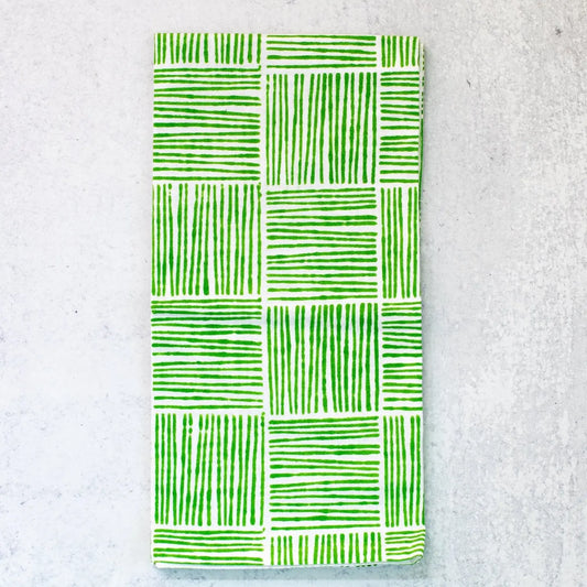 Tea Towel - Striped, Vine