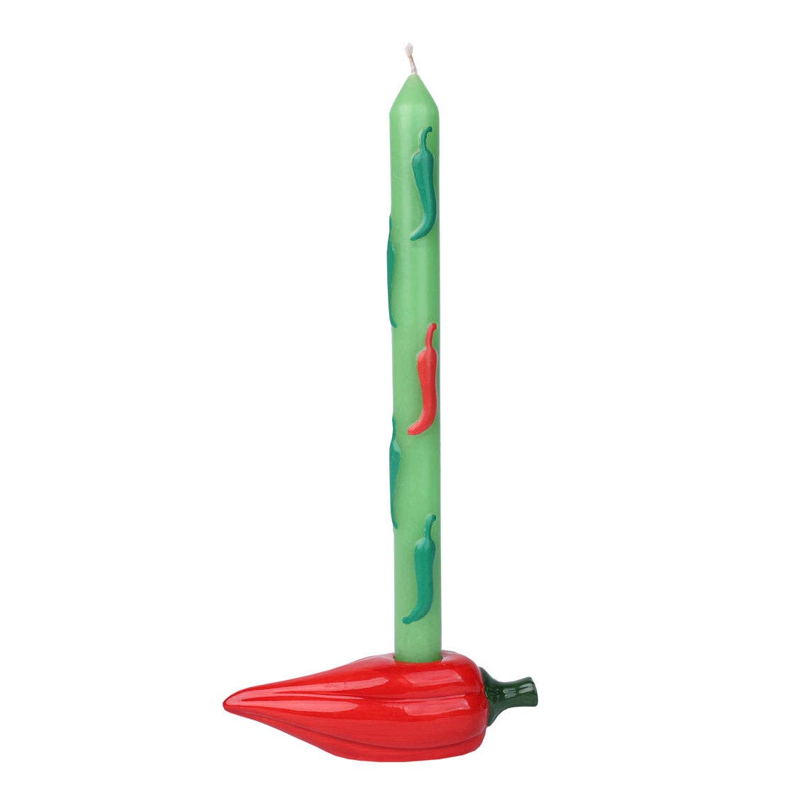 Green Chili Taper Candles
