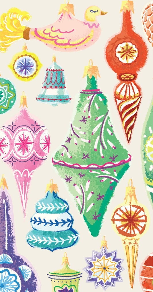 Ornaments Guest Napkins- Pack of 16