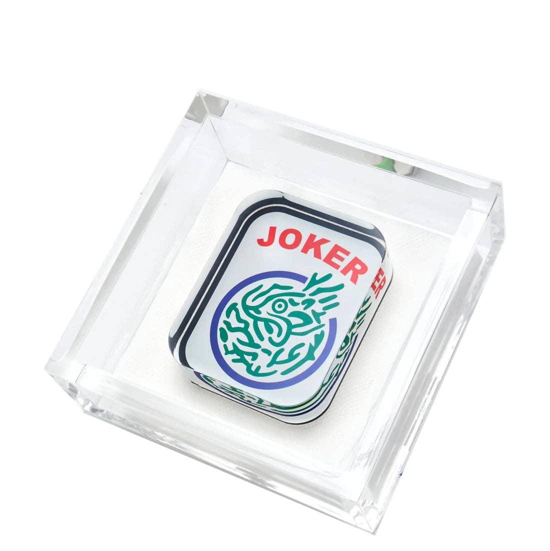 COCKTAIL NAPKIN HOLDER - MAHJONG