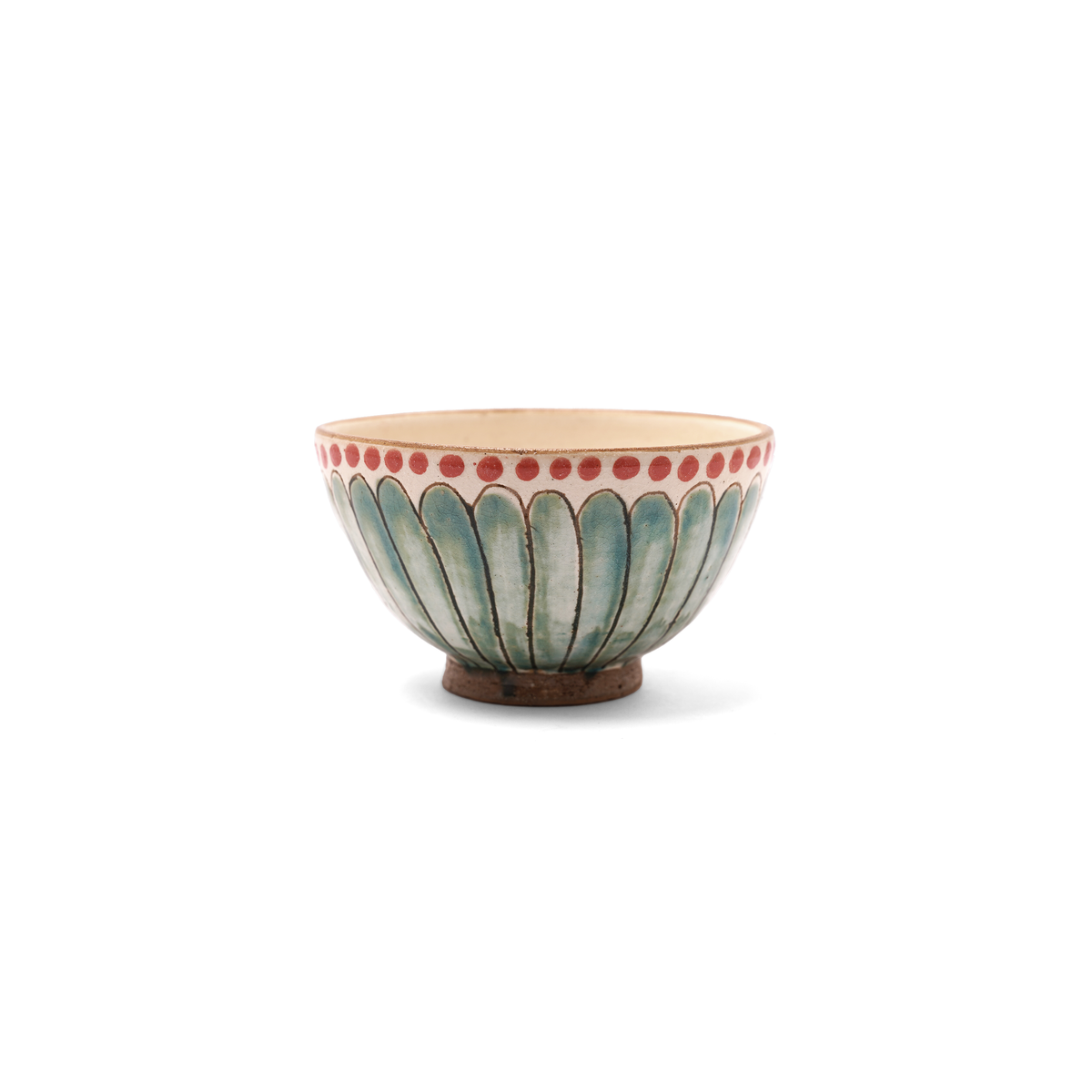 Daisy Ceramic Bowl: Blue