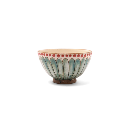 Daisy Ceramic Bowl: Blue
