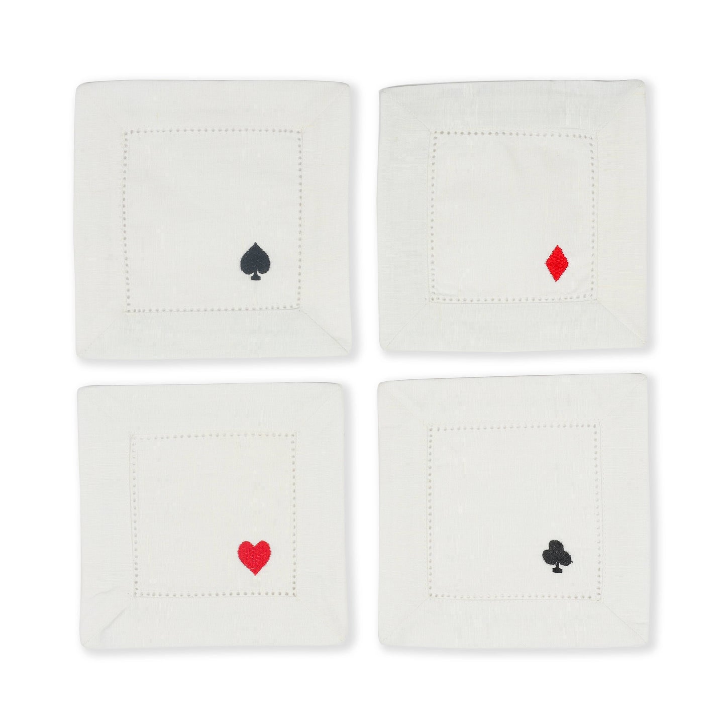 Deal of Style Embroided Cocktail Napkins