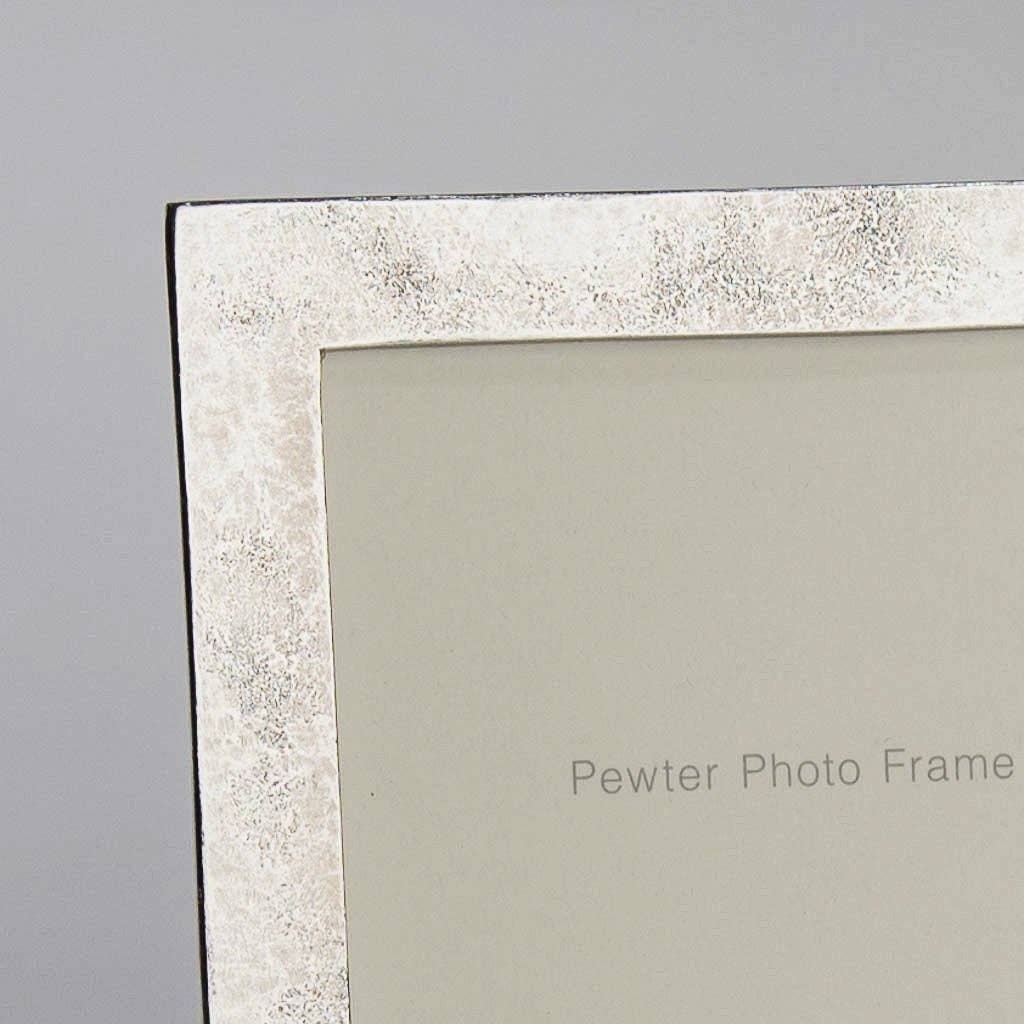 Hand Cast Pewter Photo Frame 4x6