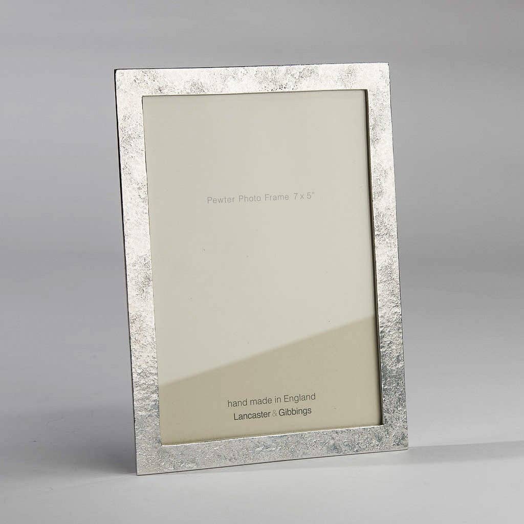 Sandstone No1 Hand Cast Pewter Photo Frame: 7 x 5