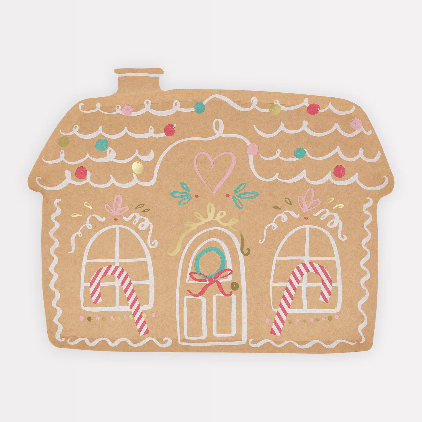 Gingerbread House Plate
