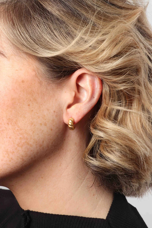 Halle Huggie Earrings