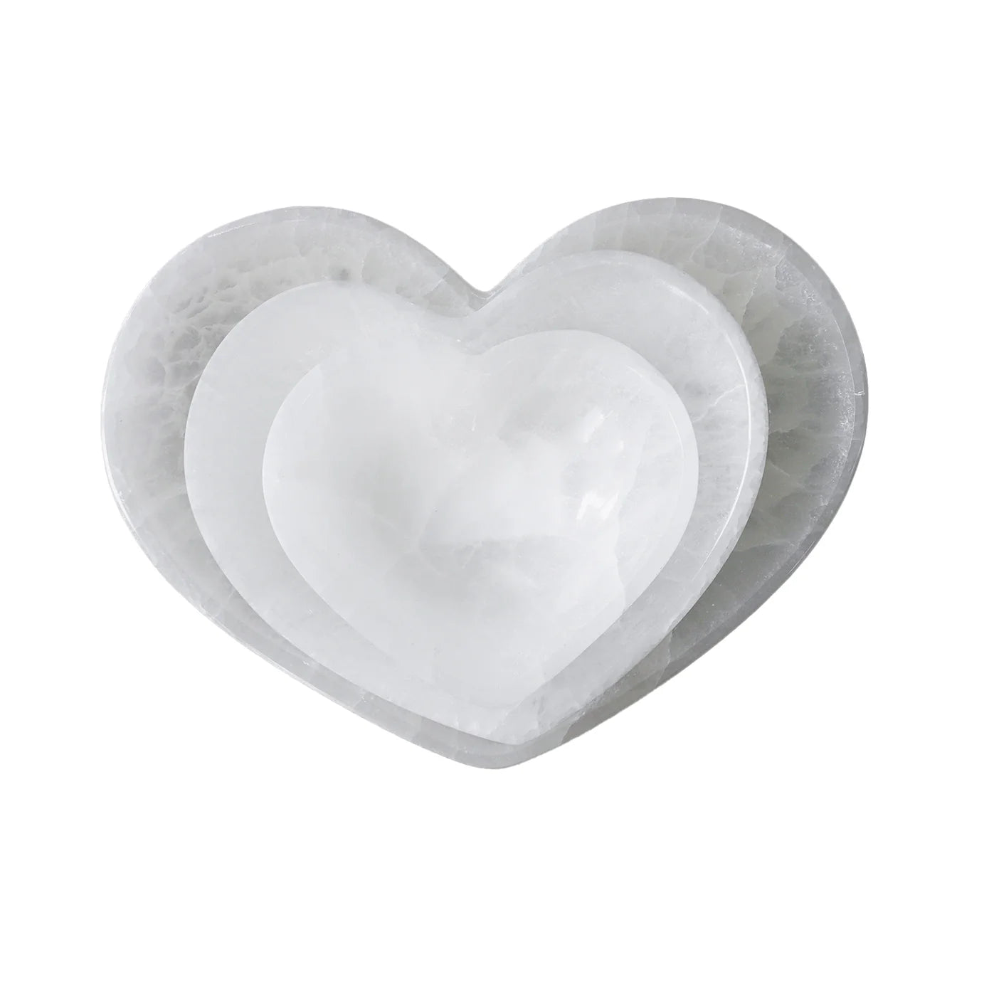 Selenite Heart Bowl