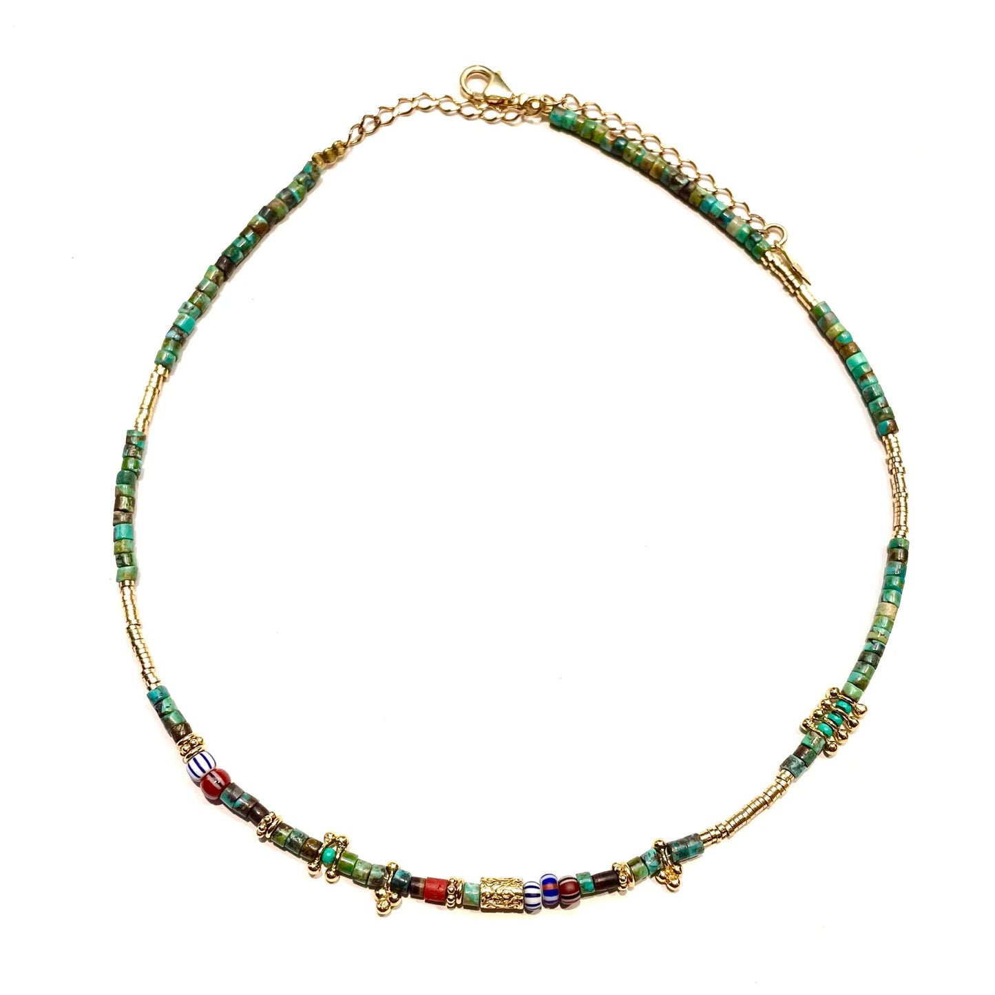 One of a Kind Short Beaded Necklace (Sally)