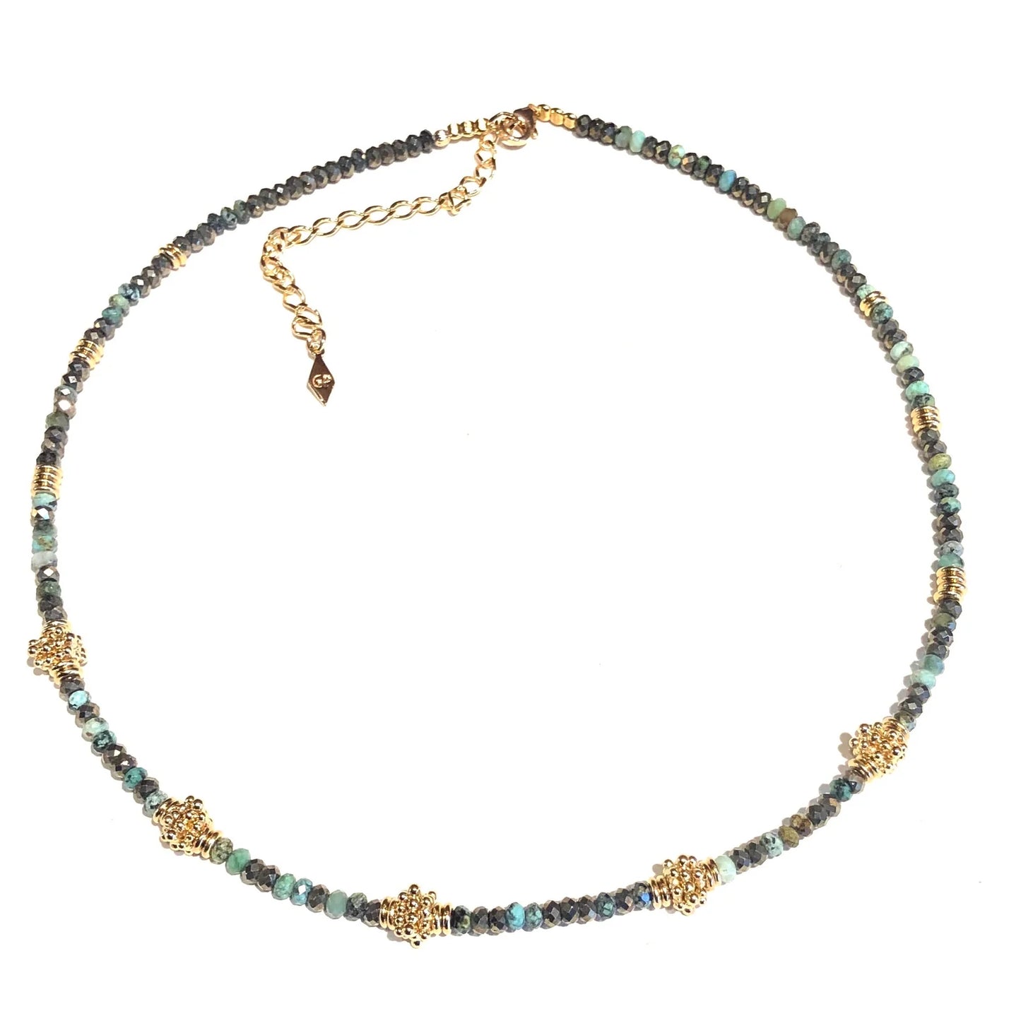 One of a Kind Beaded Necklace (Romane)