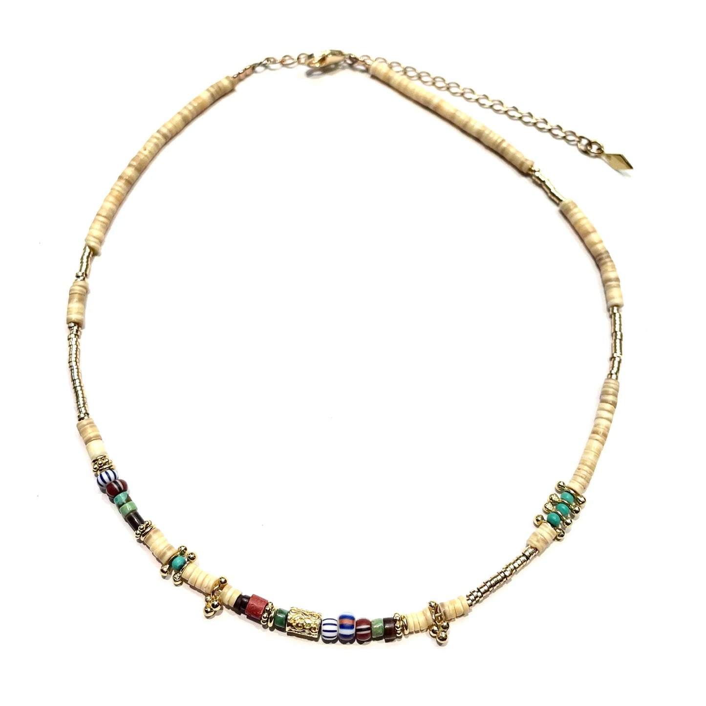 One of a Kind Short Beaded Necklace (Sally)