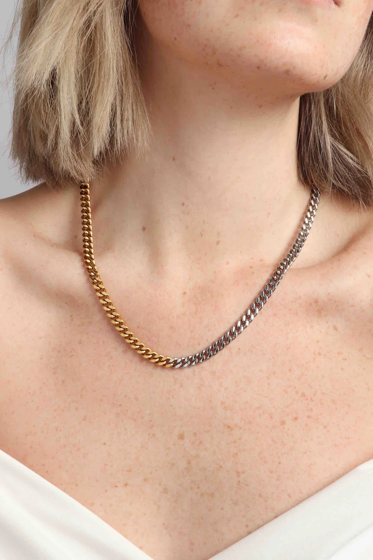 Kelsey Necklace - Mixed Metal