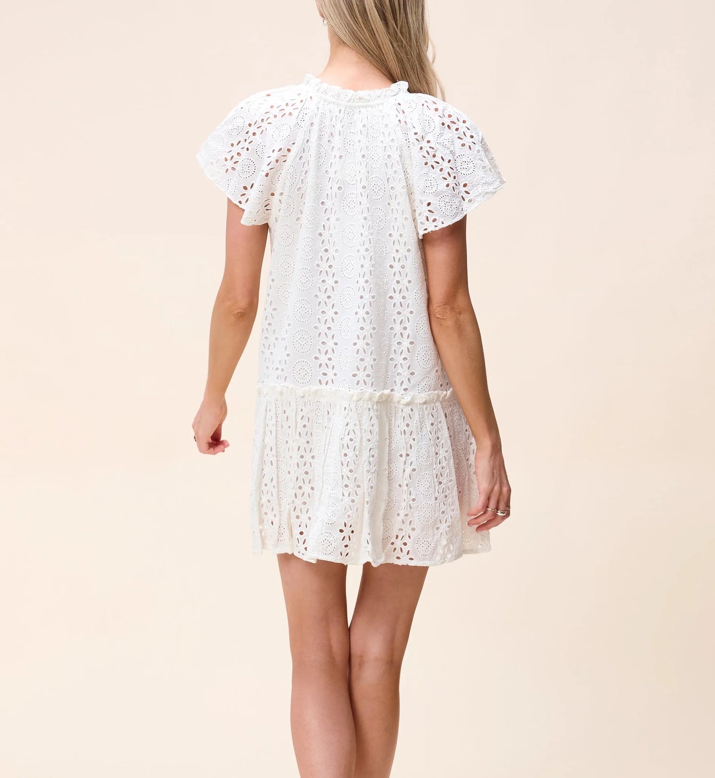 Lydia Mini Dress Ivory