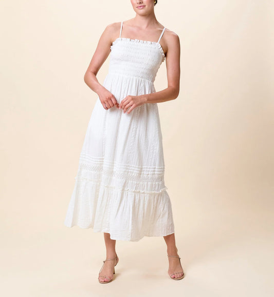Magnolia Ankle Dress- Ivory
