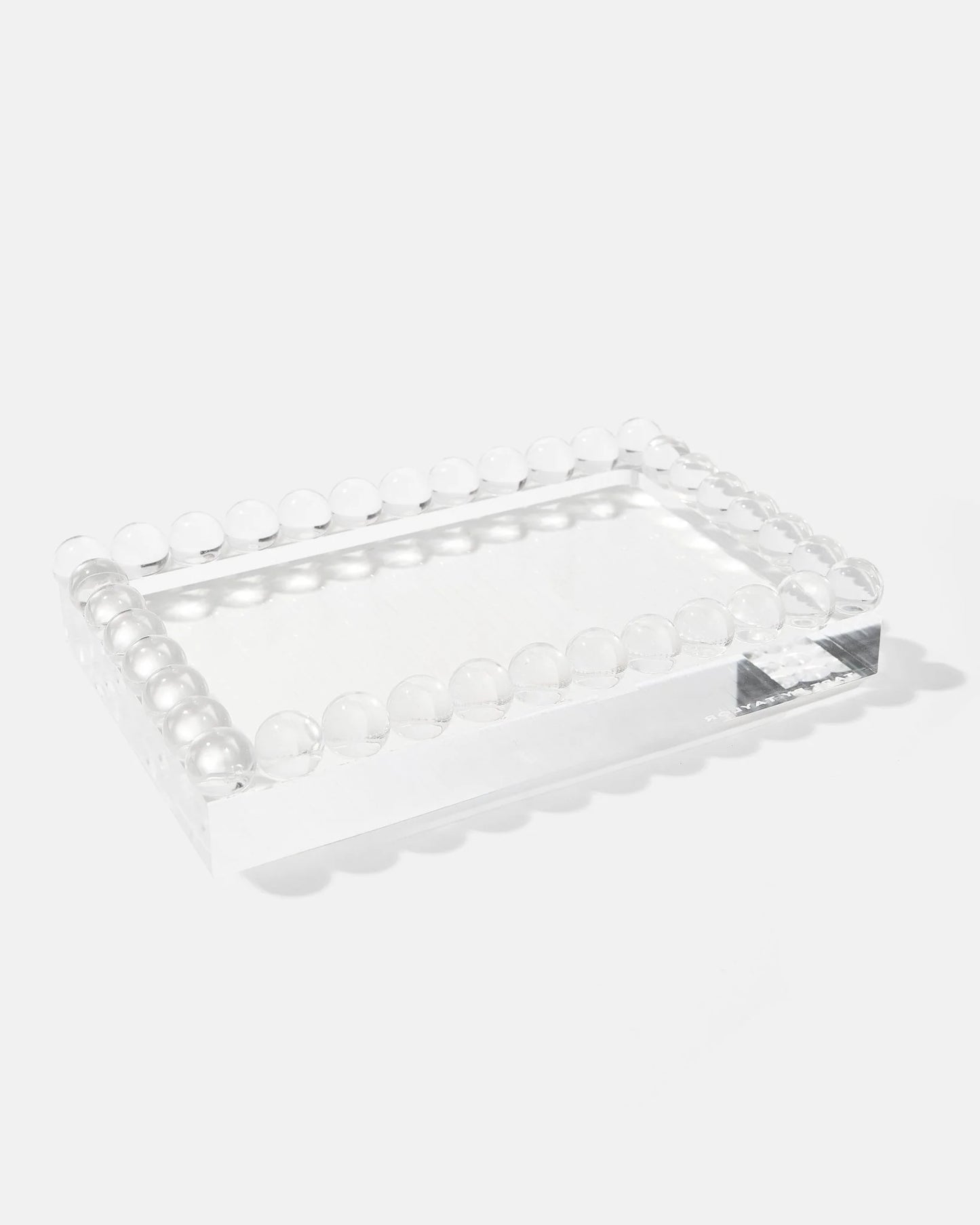 Bubble Lucite Tray Medium