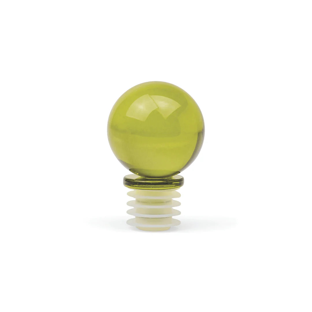 The Moony Glass Bottle Stopper-Olive