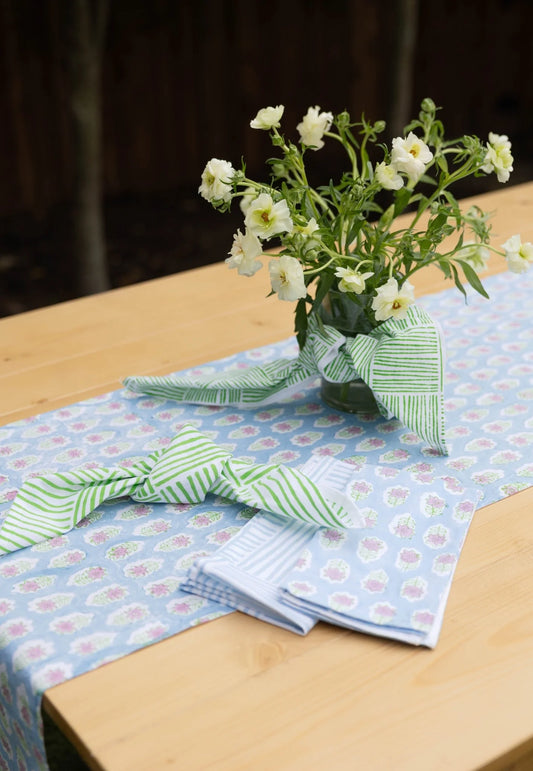 Dinner Napkins Ivory (set of 4) - Lily and Uniform Blue