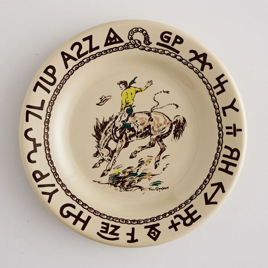 Rodeo Dessert Plate