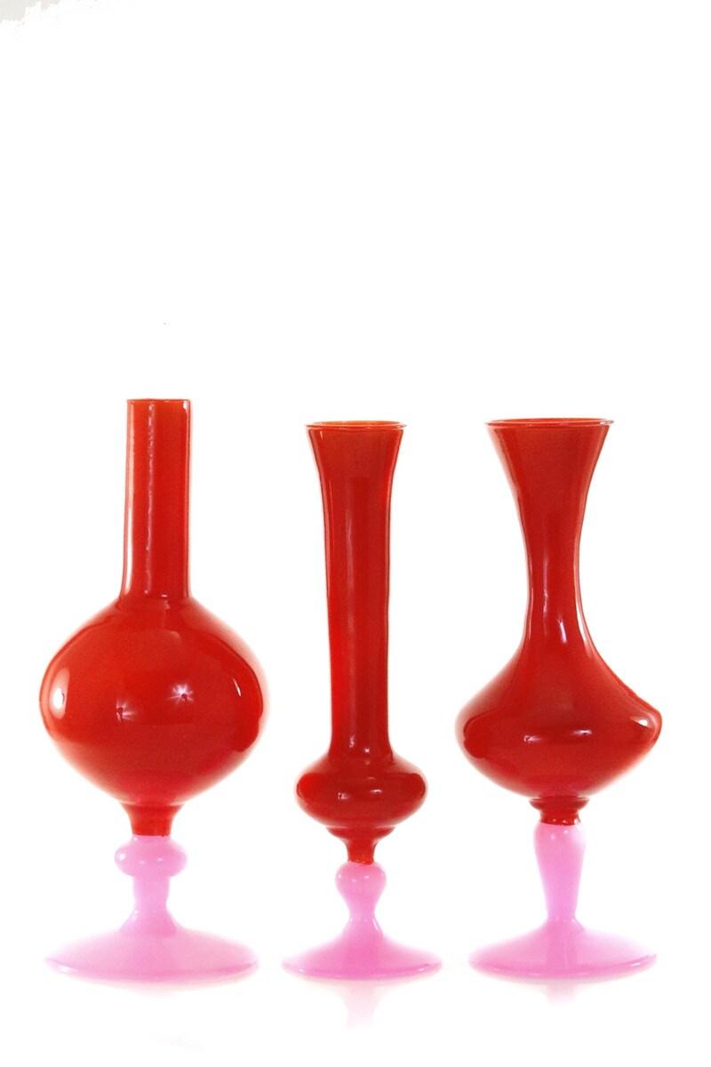 Dual Color Vase Set