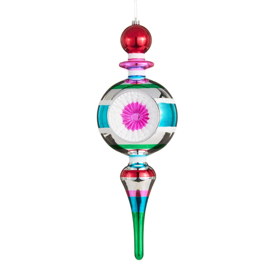 17.5" Vintage Oversized Reflector Ornament