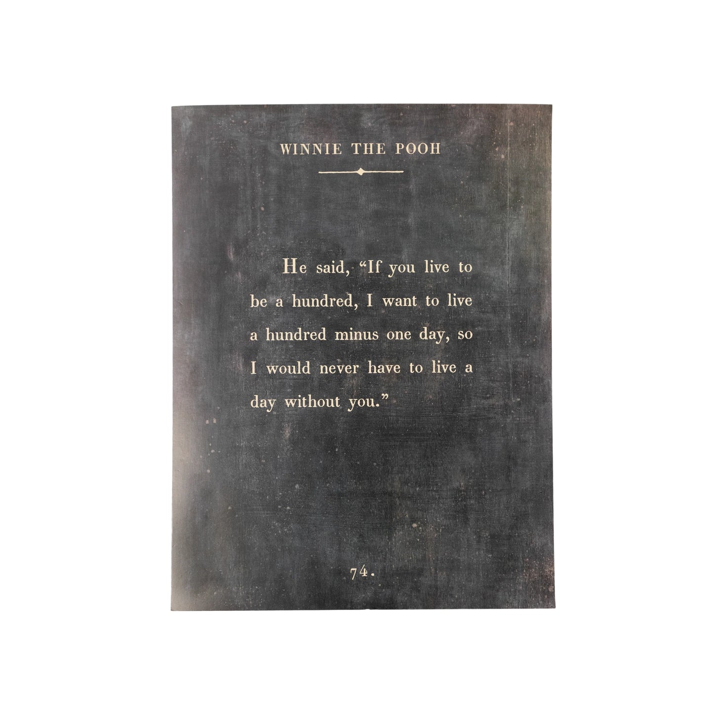 Framed Quote Print